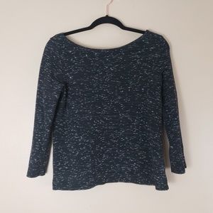 Old Navy Top Burnout Sz  S Exposed Zipper Black G7